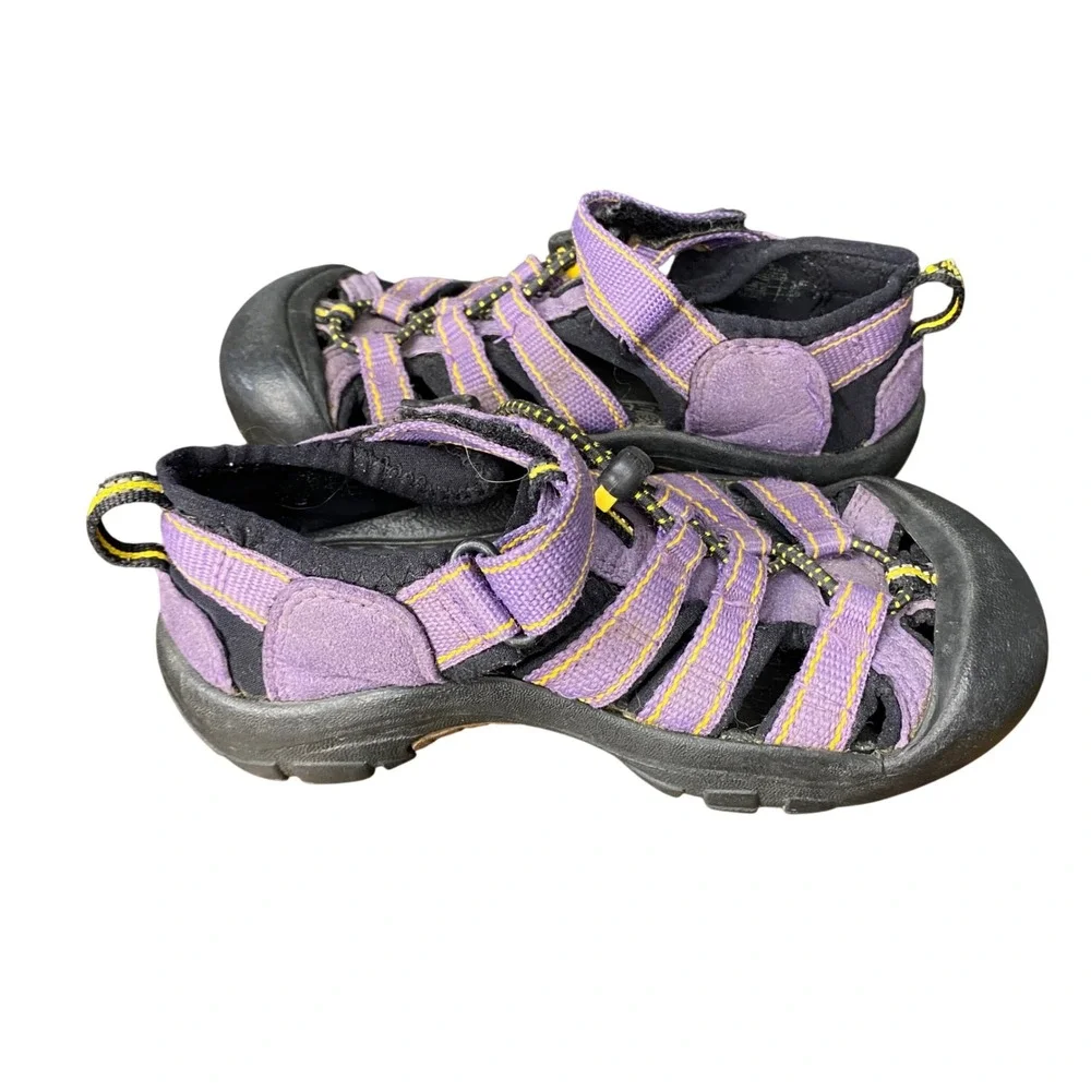 Keen Newport H2 Kids Waterproof‎ Purple Yellow Sport Sandals Size 13 Toddler